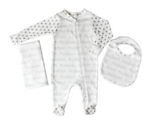 Personalized Baby Starter Essentials Combo