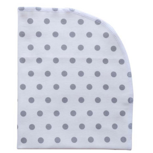 Organic Blanket - polka dots (7 colors)