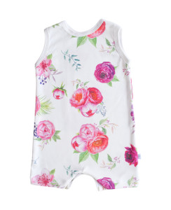 Tank Romper - peony