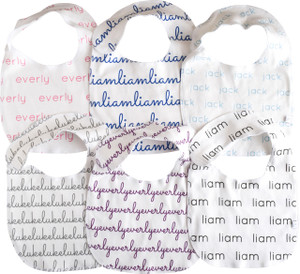 Personalized Organic Baby Bib