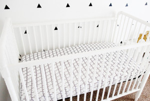 Organic Crib Sheet - Personalized (6 colors)