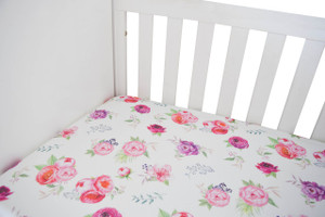 Organic Crib Sheet - 3 florals