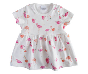 Sleeved Dress - flamingos