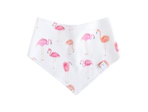 Bandana Bib - flamingos