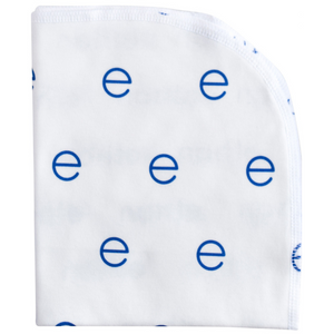 Personalized Organic Blanket - initials (7 colors)