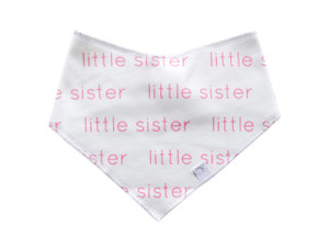 Bandana Bib  - Little Sister 