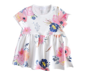 Sleeved Dress - midnight blush