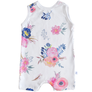 Tank Romper - midnight blush
