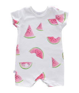 Shorts Romper - watermelon