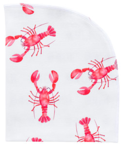 Organic Blanket - lobsters