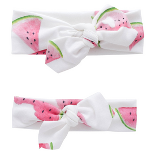 Organic Knotted Headwrap - watermelon