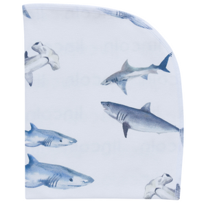 Organic Blanket - sharks
