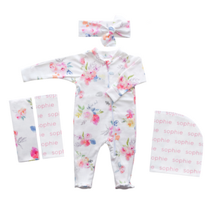 Personalized Hospital Essentials Combo - blooming garden