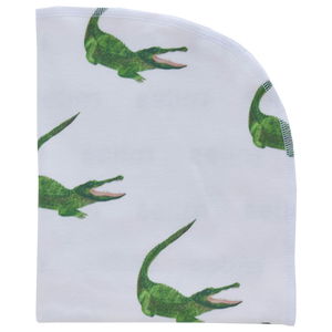Organic Blanket - alligators
