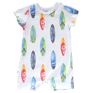 Shorts Romper - surf boards