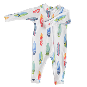 Organic Zip Footie - surf boards