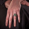 Size 6 1/2; Green Tourmaline center stone 7.00 cts; Diamonds 0.77 cts - details below