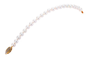 6 3/4 inches in length; Akoya Cultured Pearls 7.0 to 7.5 mm diameter - details below