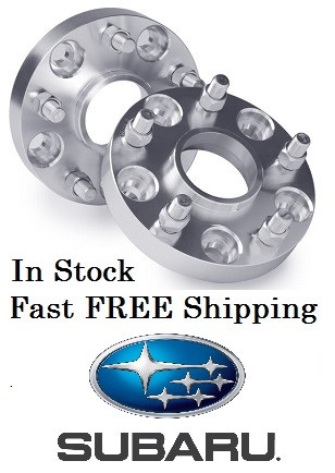 4x 1" Thick Hubcentric Wheel Adapters / Spacers – 5x4.5 To 5x4.5, 56.1mm Bore – Subaru