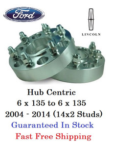 6 Pack 2.25" Length 14x1.5 Studs – Replacement For 4, 5, 6 Lug Wheel Adapters – BWA