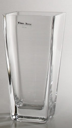 Time Tree Square Conical Turkish Glass Vase Height 20cm