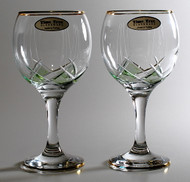 Time Tree Turkish Wine Glass Green DIAMOND H16cm V250cc (Set Of 2)