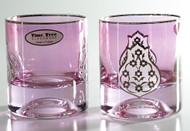 Time Tree Turkish Glass Tumbler STILL Platinium H8cm V200 (Set Of 2)