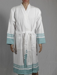 lykia bathrobe blue