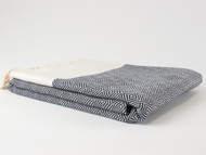 Diamond Turkish Towel Black