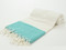 Herringbone Turkish Towel Turquoise