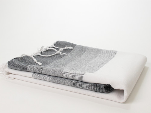 Tango Turkish Towel Black