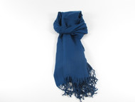 River Shawl Scarf Navy