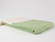 Diamond Turkish Towel, Peshtemal, Green
