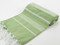 Classic Turkish Towel Peshtemal Green