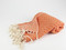 Teardrop Turkish Towel Peshtemal Orange