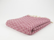 Teardrop Turkish Towel Peshtemal Rose