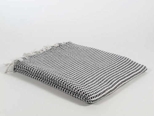 Mulberry Turkish Towel Peshtemal Black