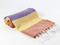 Carnival Turkish Towel Peshtemal Orange-Yellow-Purple