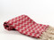Waves Turkish Towel, Peshtemal, Red