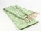 Waves Turkish Towel, Peshtemal, Green