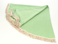 Diamond Round Turkish Towel, Peshtemal, Green