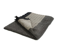 Diamond Double Throw, Blanket, Beige