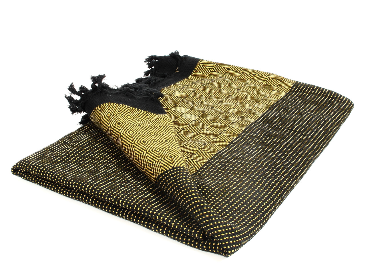 Diamond Double Throw, Blanket, Gold panora