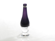 Time Tree Purple Footed Turkish Glass Bud Vase Height 24 cm