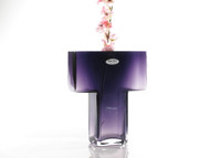 Time Tree Purple T Shape Turkish Glass Vase