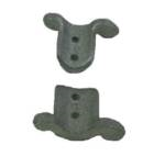 1 1/4" BABY CURVE ENDLOCKS - (20 pcs.)