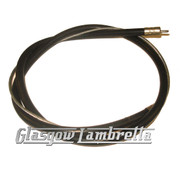 Lambretta s1, s2 & s3 BLACK REAR BRAKE CABLE (Inner & Outer) Li/SX/TV/GP/Special