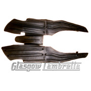 Lambretta Series 3 BLACK RUBBER FULL FLOOR MAT Li/SX/TV/GP/Special