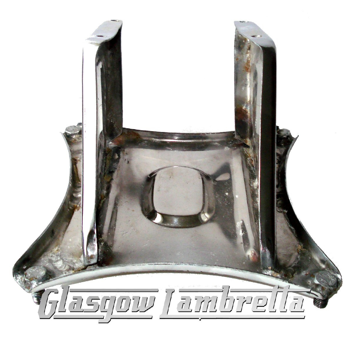 Lambretta Series 3 Gp Polished Stainless Steel Rear Frame Spare Wheel Holder Li Tv Sx Special Gp Glasgow Lambretta