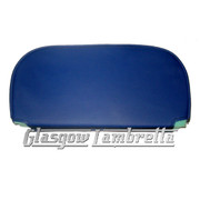 Lambretta Fasten On BACKREST PAD in BLUE for 27.5cm Cuppini style racks